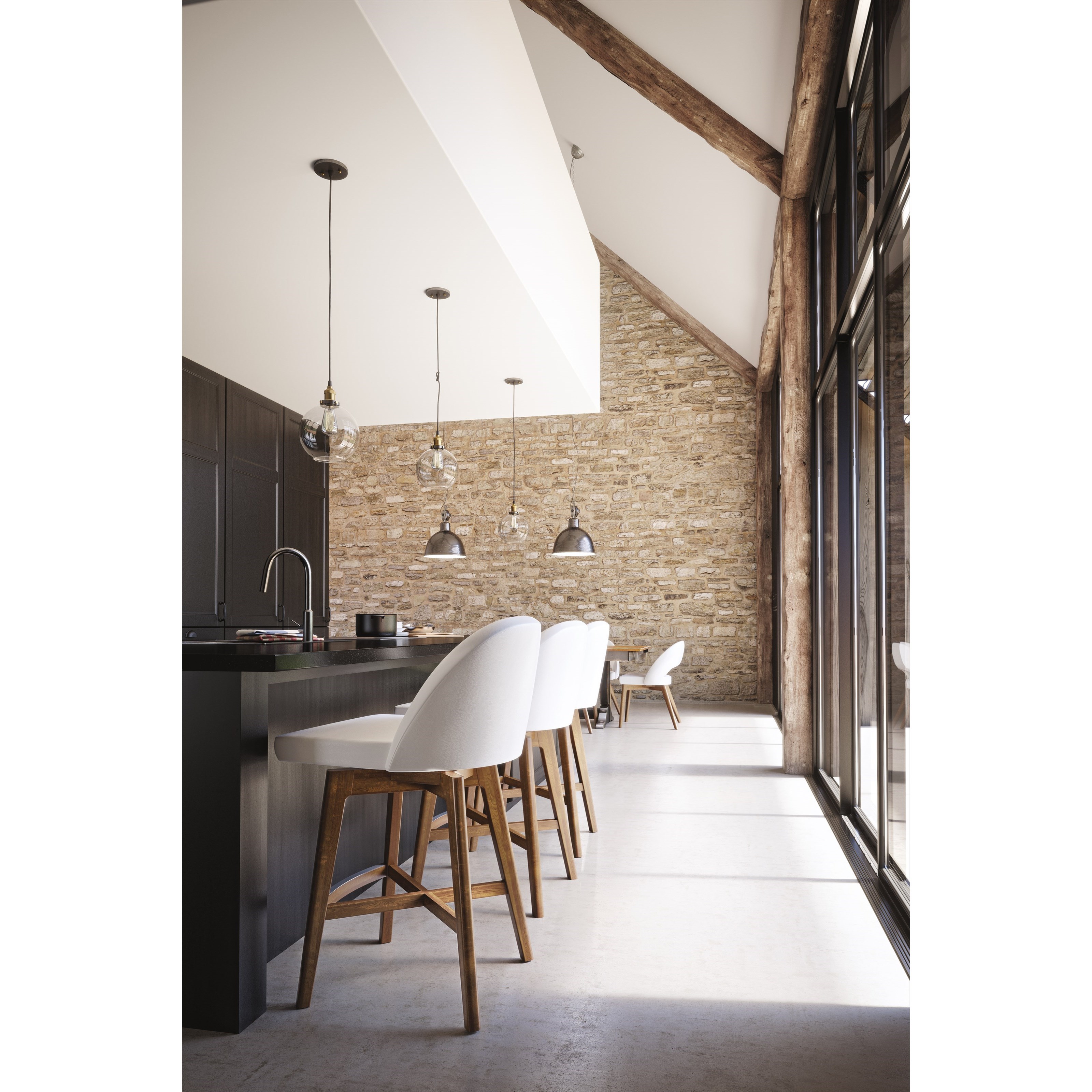 Canadel counter height shop stools